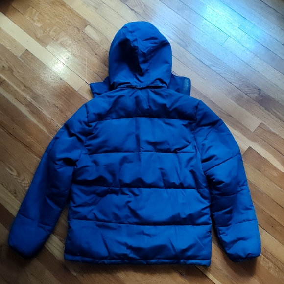St John's Bay navy blue winter coat size medium - Picture 4 of 4
